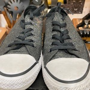 Converse Black Glitter Size 8 women’s